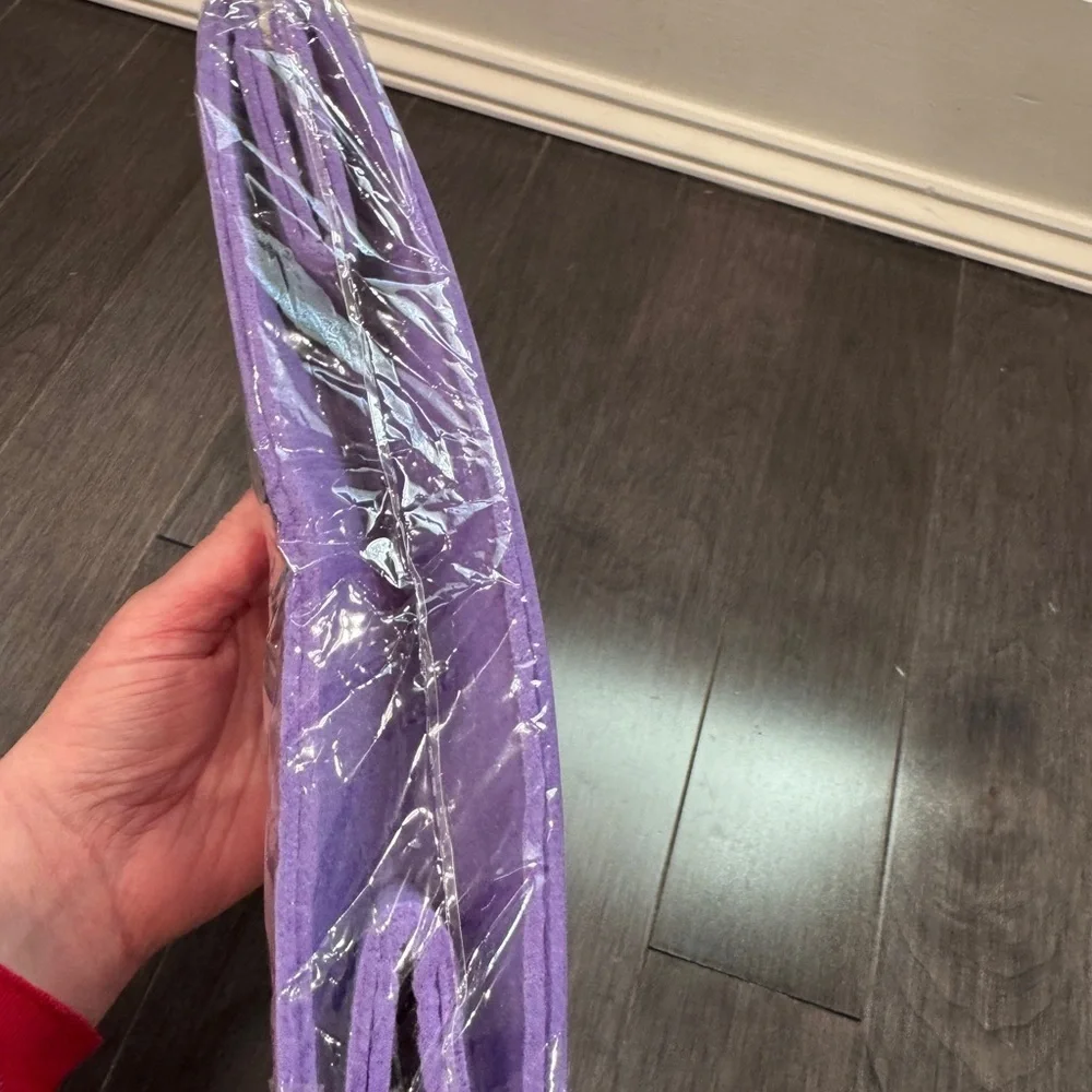 NWT Purple and Gray Tonies Box Carrying To Go Case Toddler Kids Girls